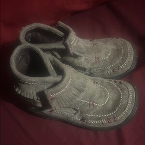 Stride Rite Kids Brown Suede Shoes